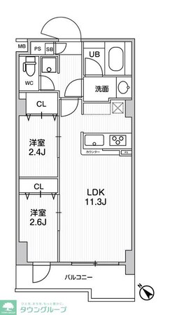 ドゥーエ曳舟の物件間取画像